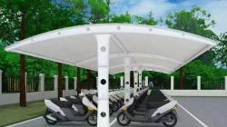 帶大家了解膜結(jié)構(gòu)停車(chē)棚怎么避免膜面積水？